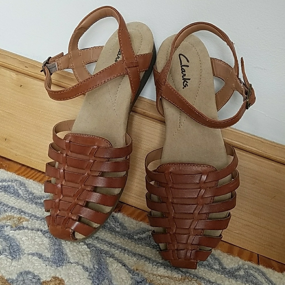 Jana Rouge Leather Gladiator Sandal